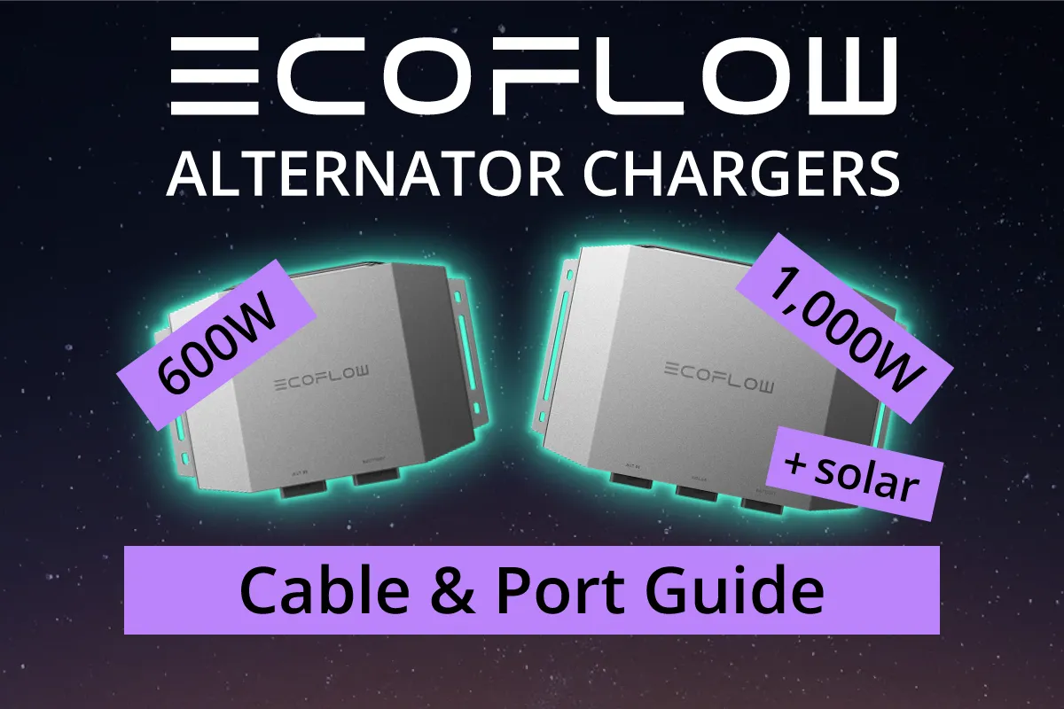 EcoFlow Alternator Charger Cable Guide