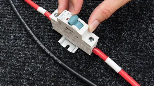 Ensure DC breaker is in on position