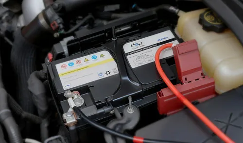 Connect to vehicle battery