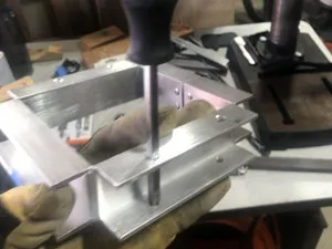 Ensuring I have access to bolts with a screwdriver