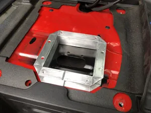 Dry fitting heater stand