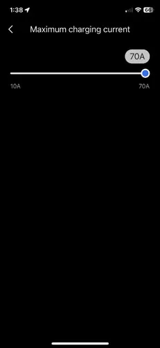 Screenshot of EcoFlow app