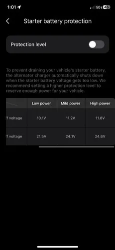 Screenshot of EcoFlow app